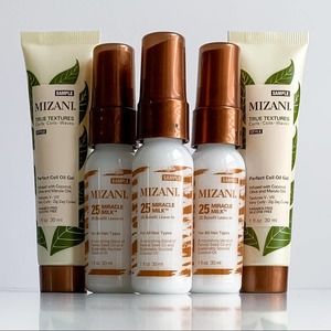 MIZANI 5pc Coil Oil Gel & 25 Miracle Leave-In Milk Bundle